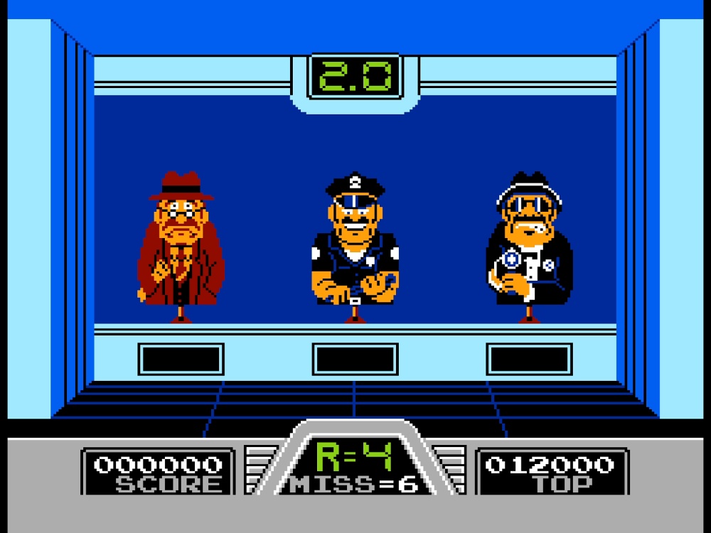 Gameplay of Hogan's Alley for NES